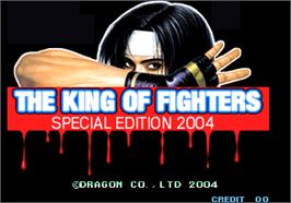 Title screen of The King of Fighters Special Edition 2004 on the Arcade.