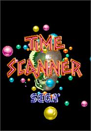 Title screen of Time Scanner on the Arcade.