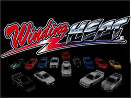 Title screen of Winding Heat on the Arcade.