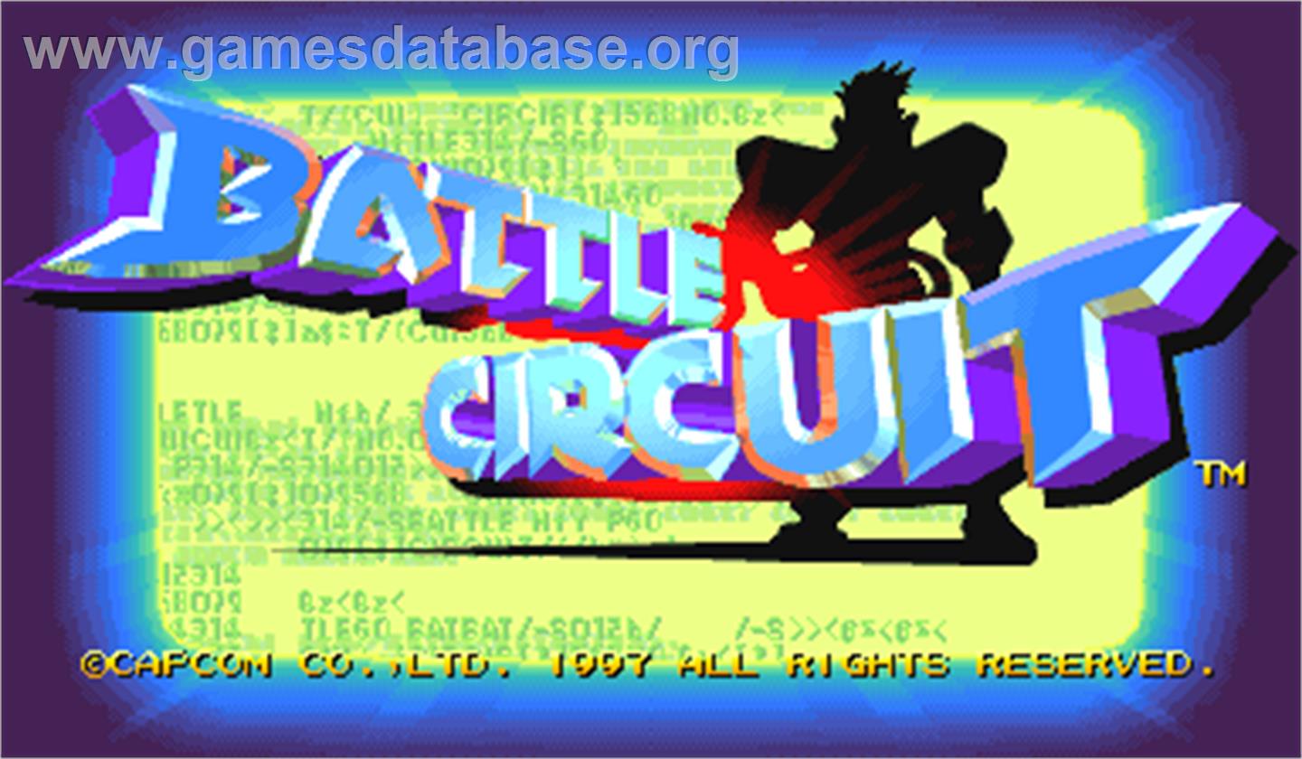 Battle Circuit - Arcade - Artwork - Title Screen