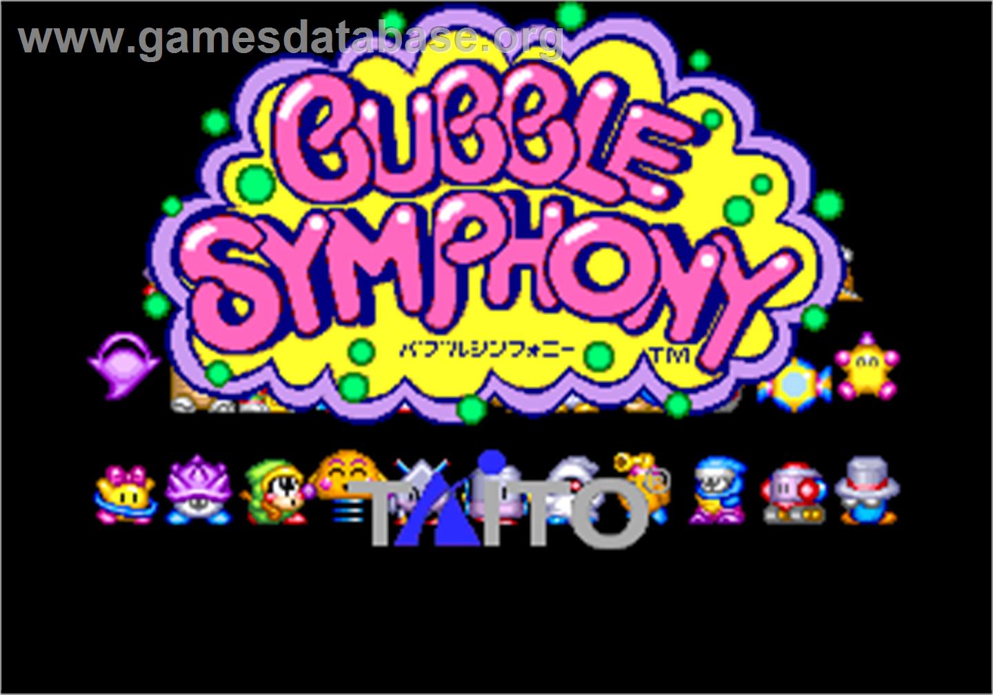 Bubble Symphony - Arcade - Artwork - Title Screen