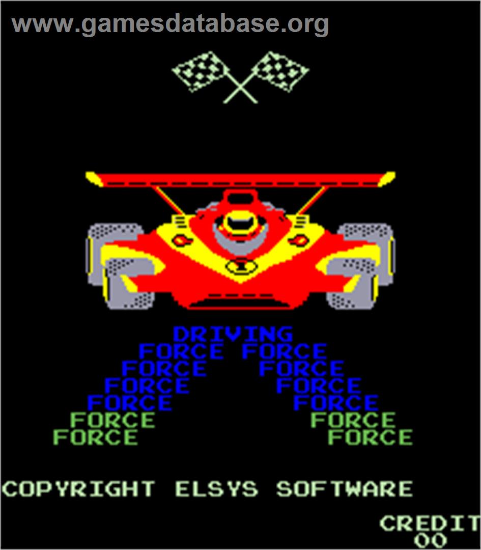 Driving Force - Arcade - Artwork - Title Screen