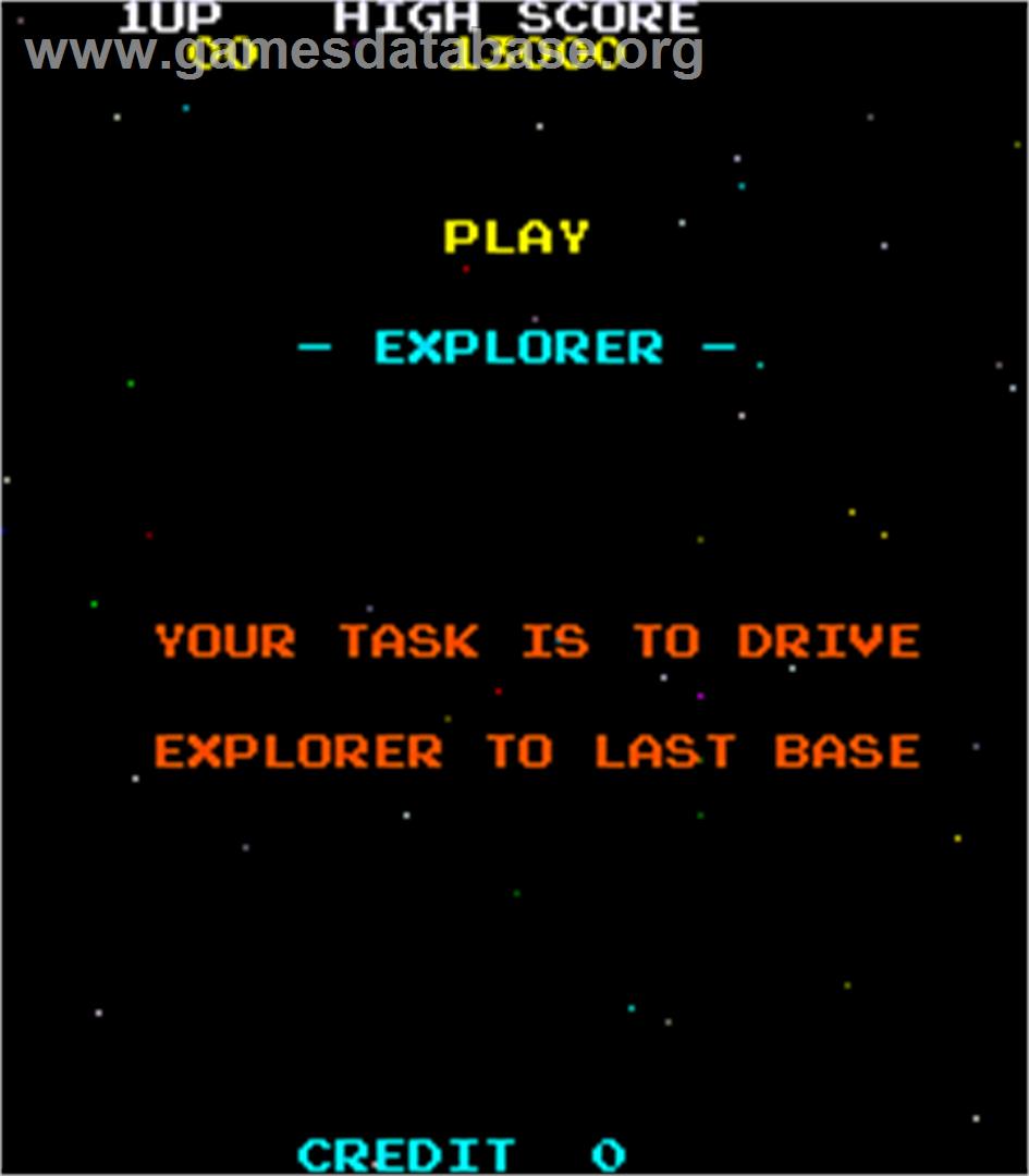 Explorer - Arcade - Artwork - Title Screen