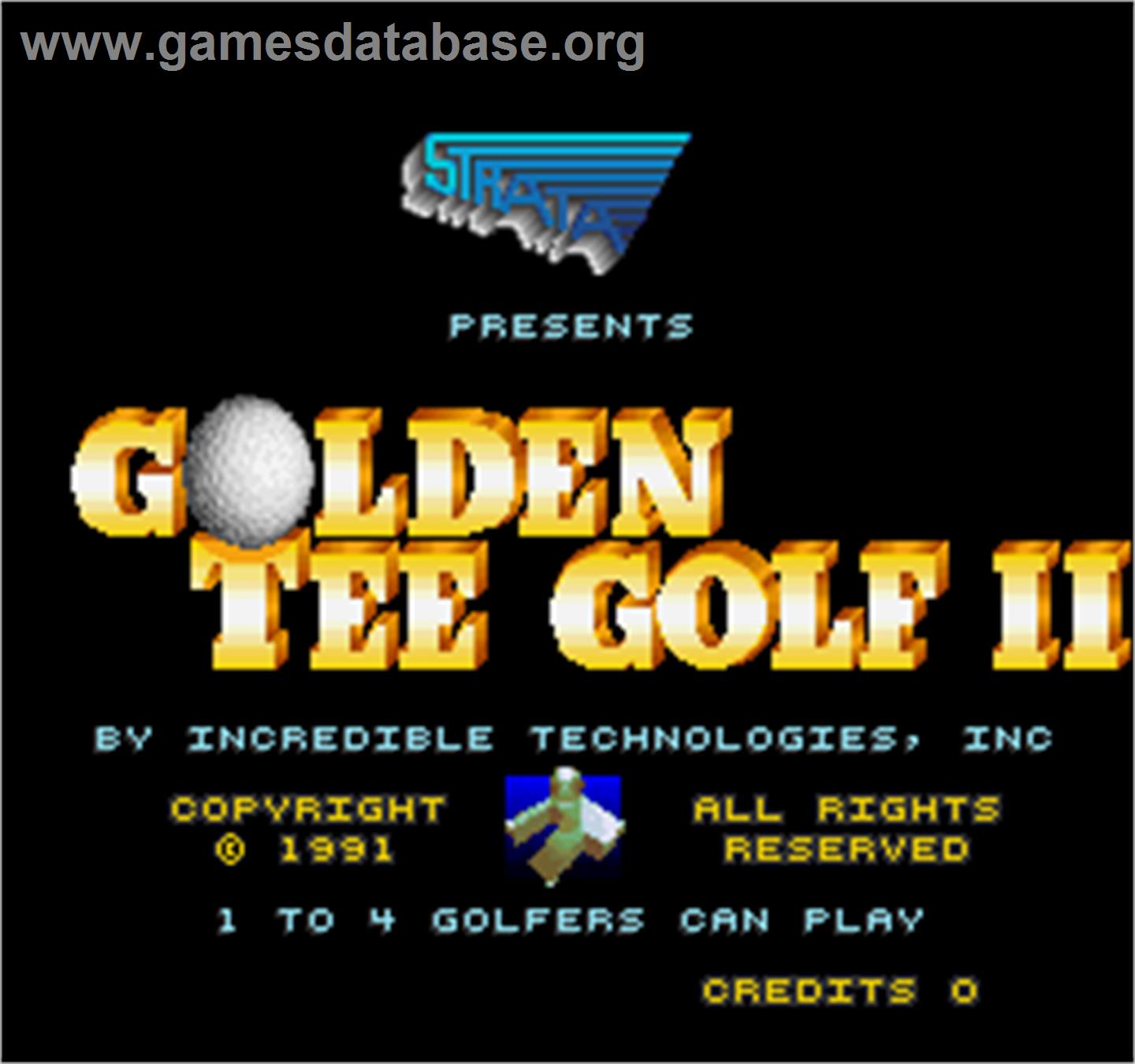 Golden Tee Golf II - Arcade - Artwork - Title Screen