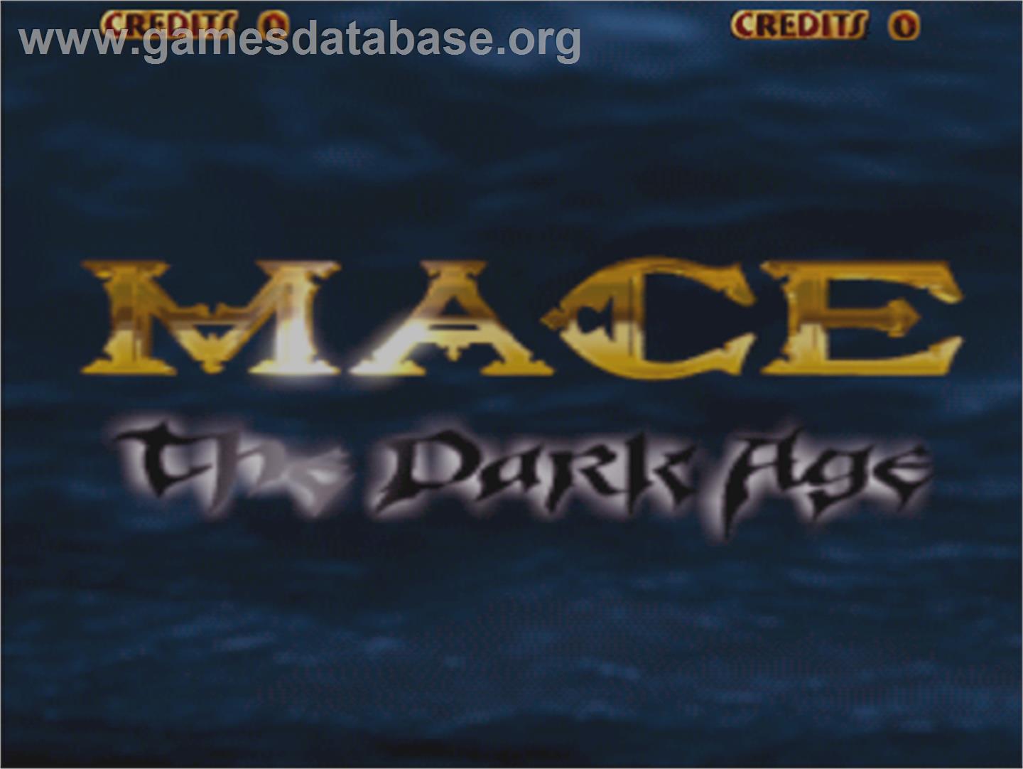 Mace: The Dark Age - Arcade - Artwork - Title Screen