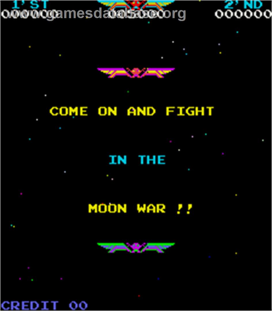 Moon War - Arcade - Artwork - Title Screen