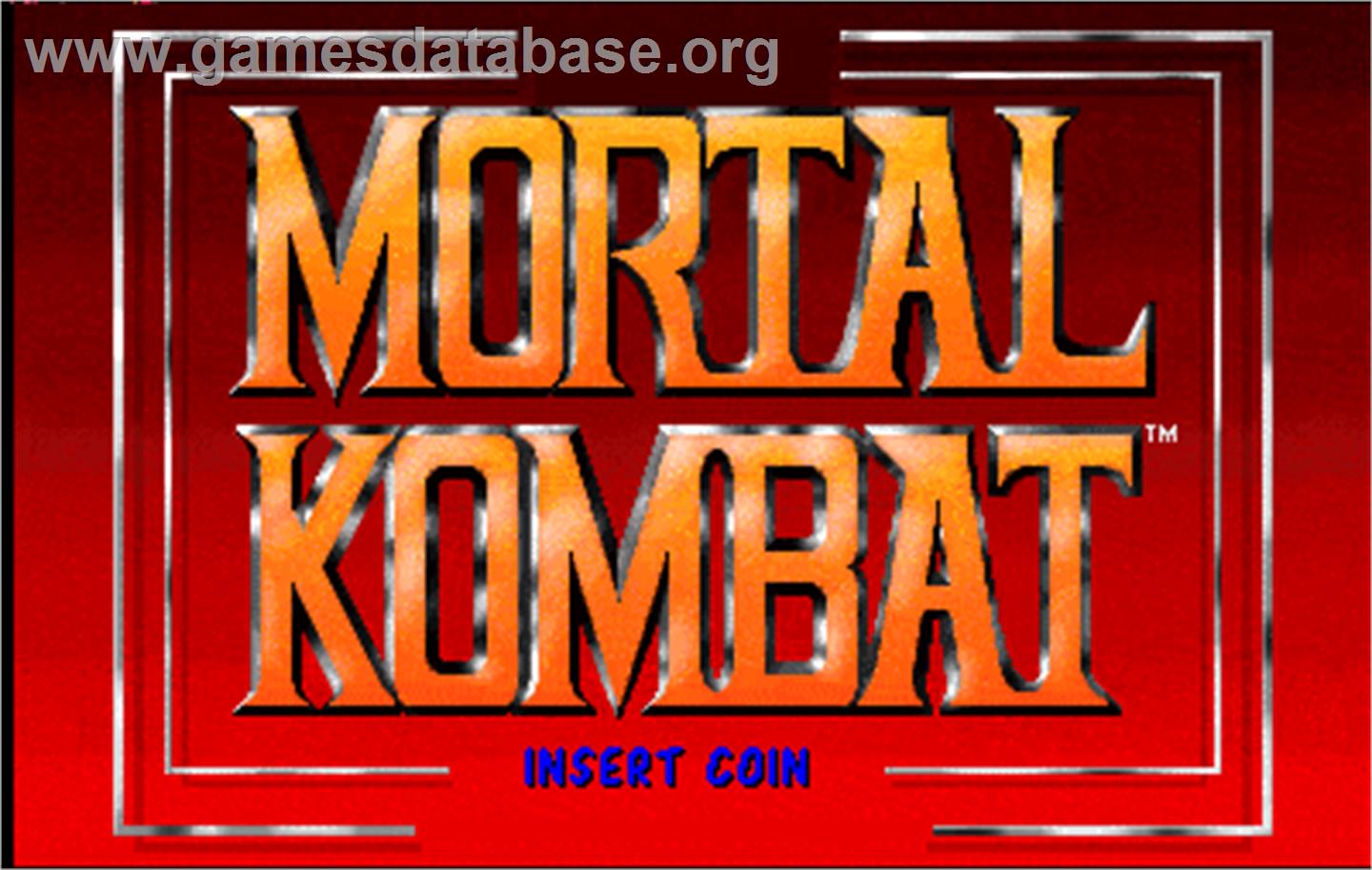 Mortal Kombat - Arcade - Artwork - Title Screen