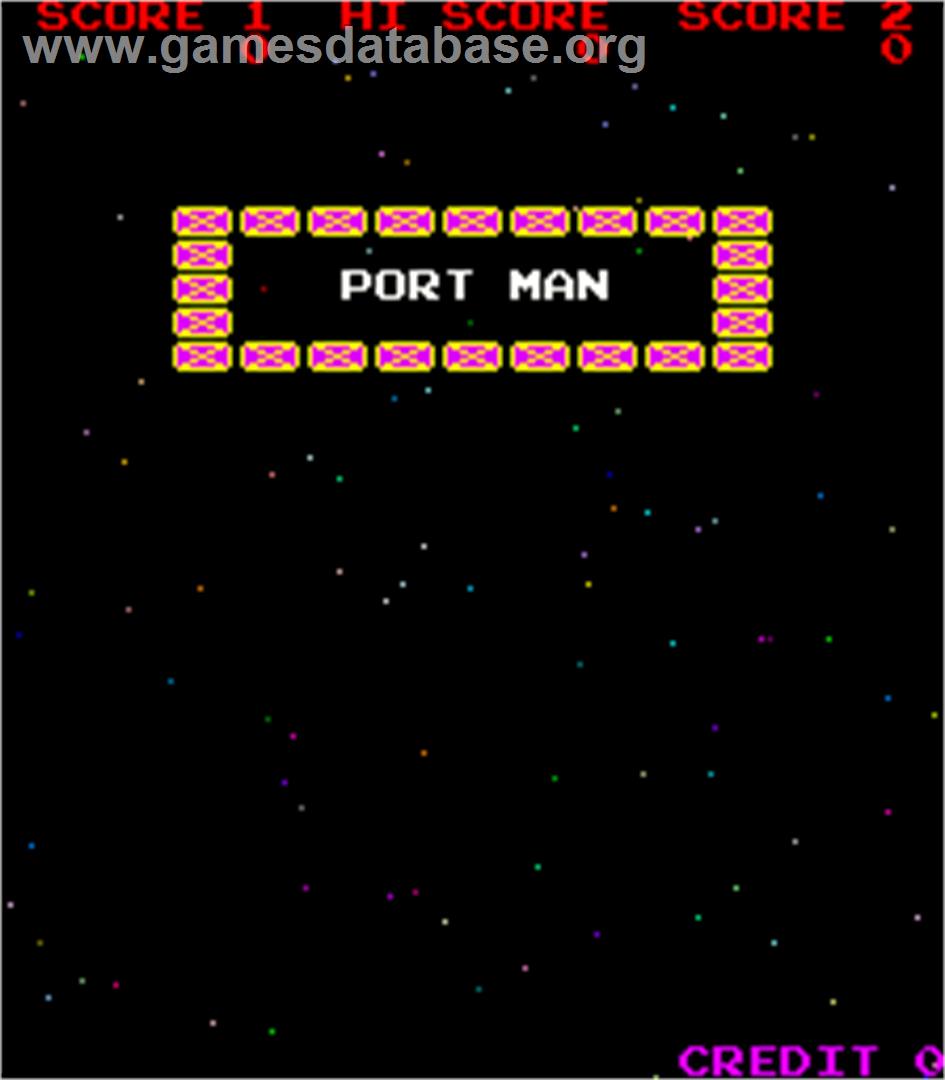 Port Man - Arcade - Artwork - Title Screen