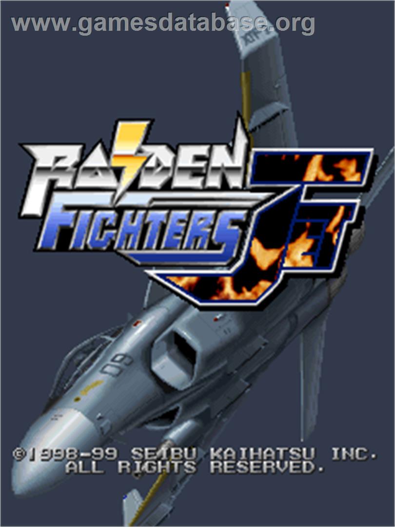 Raiden Fighters Jet - Arcade - Artwork - Title Screen