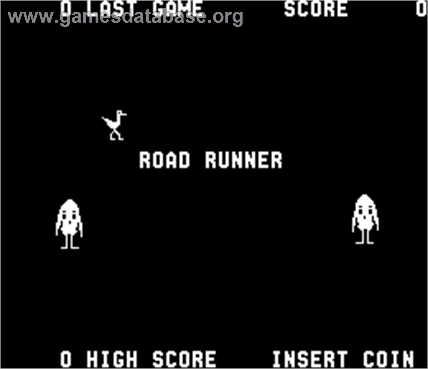 Road Runner - Arcade - Artwork - Title Screen