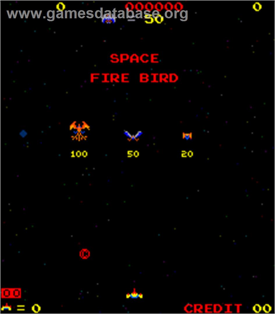 Space Firebird - Arcade - Artwork - Title Screen