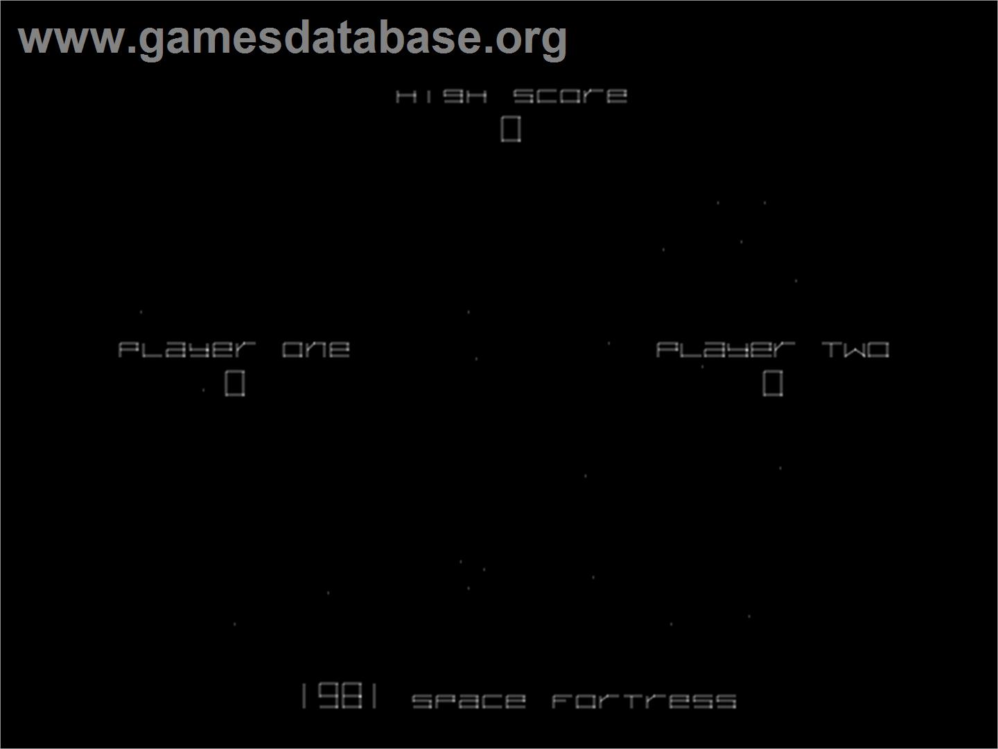 Space Fortress - Arcade - Artwork - Title Screen