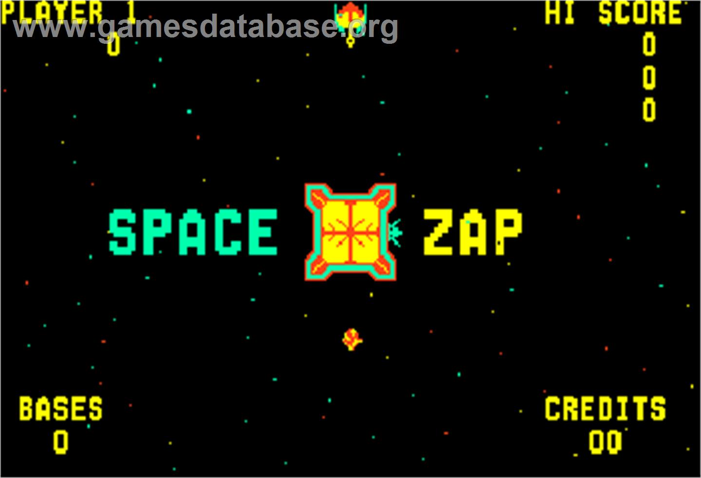 Space Zap - Arcade - Artwork - Title Screen