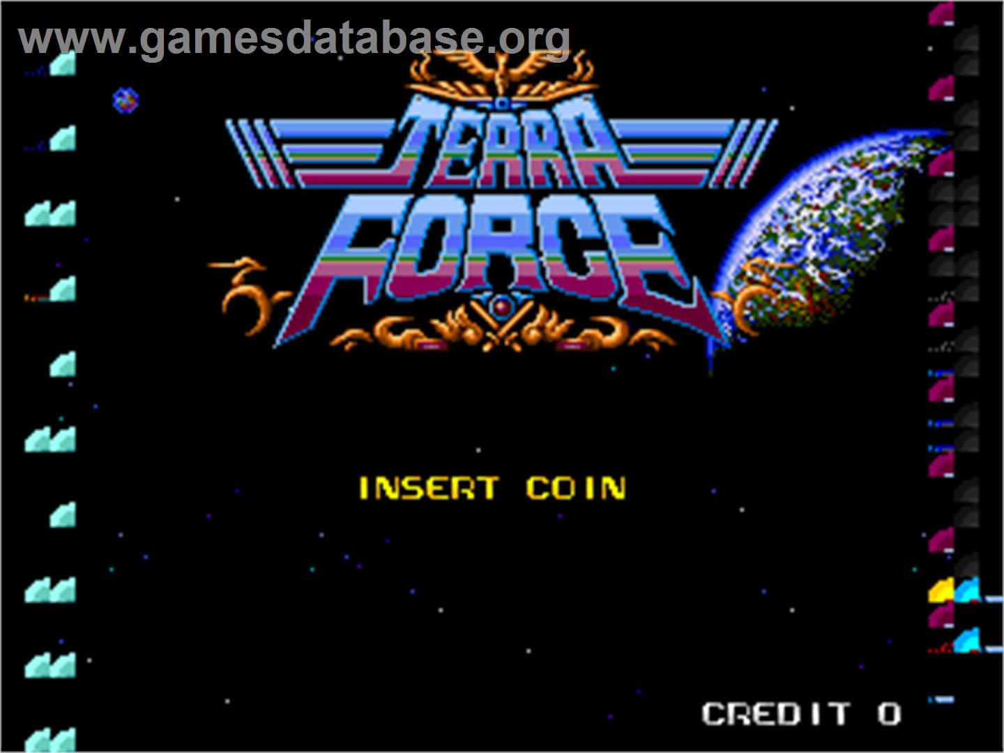 Terra Force - Arcade - Artwork - Title Screen