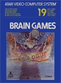 Box cover for Brain Games on the Atari 2600.