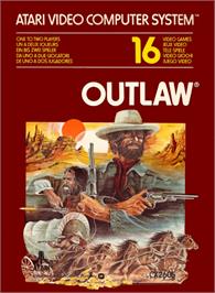 Box cover for Outlaw on the Atari 2600.