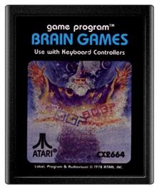 Cartridge artwork for Brain Games on the Atari 2600.