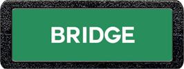 Top of cartridge artwork for Bridge on the Atari 2600.