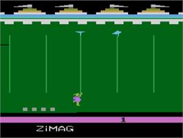 In game image of Sprintmaster on the Atari 2600.