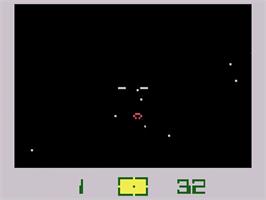 In game image of Star Voyager on the Atari 2600.