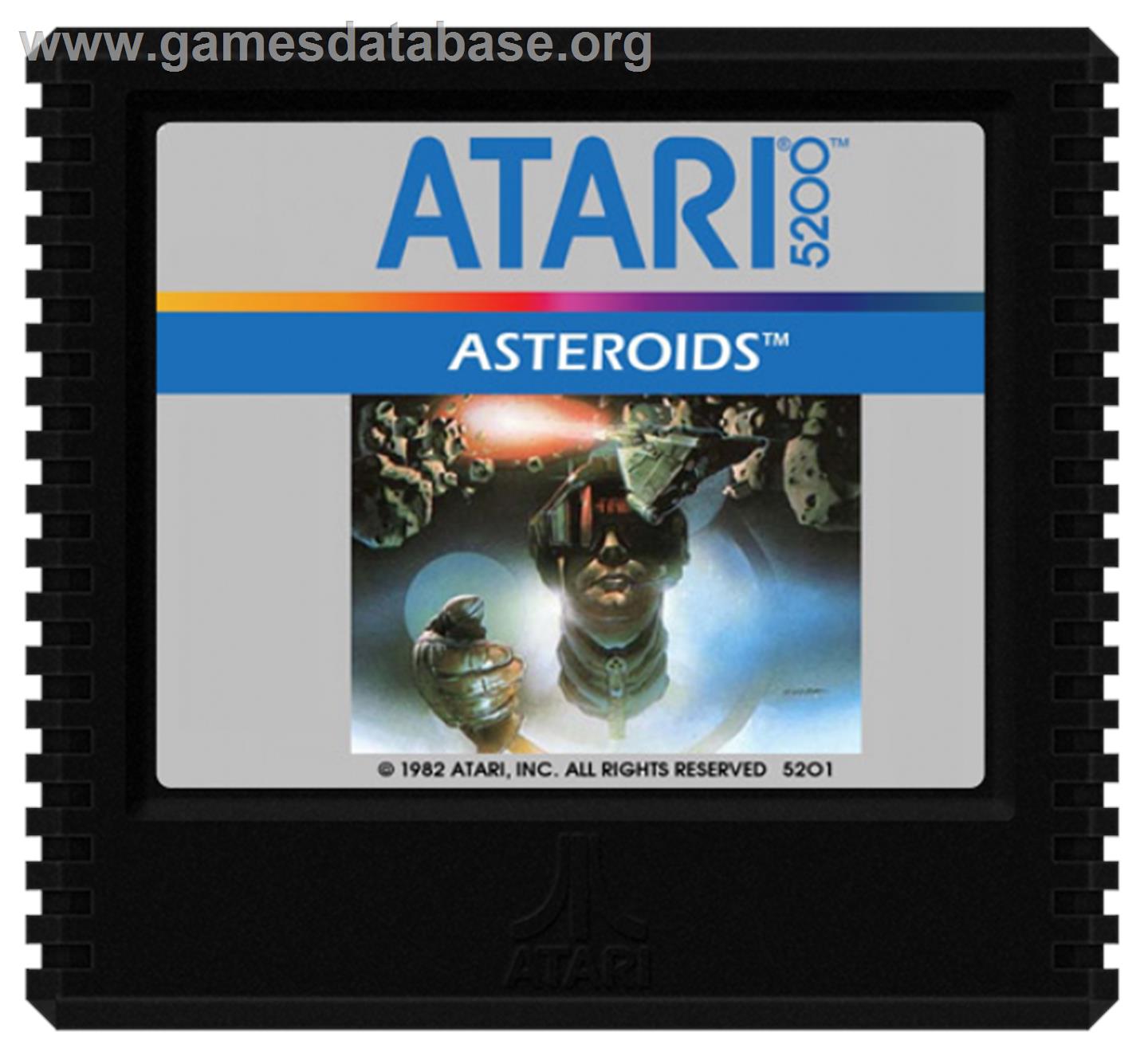 Asteroids: Vector Edition - Atari 5200 - Artwork - Cartridge