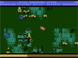 In game image of Countermeasure on the Atari 5200.