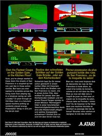 Box back cover for Club Drive on the Atari Jaguar.