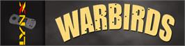 Arcade Cabinet Marquee for Warbirds.