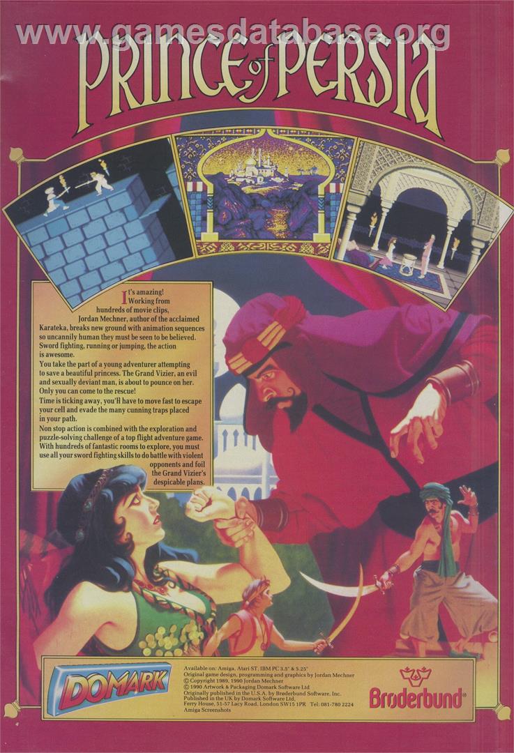Prince of Persia - Atari ST - Artwork - Advert
