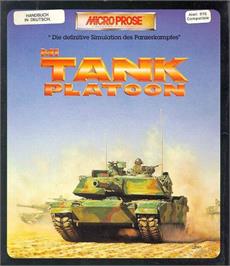 Box cover for M1 Tank Platoon on the Atari ST.