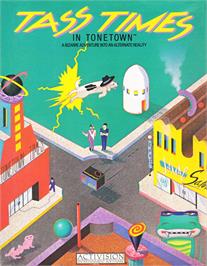 Box cover for Tass Times in Tonetown on the Atari ST.