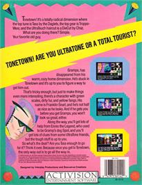 Box back cover for Tass Times in Tonetown on the Atari ST.