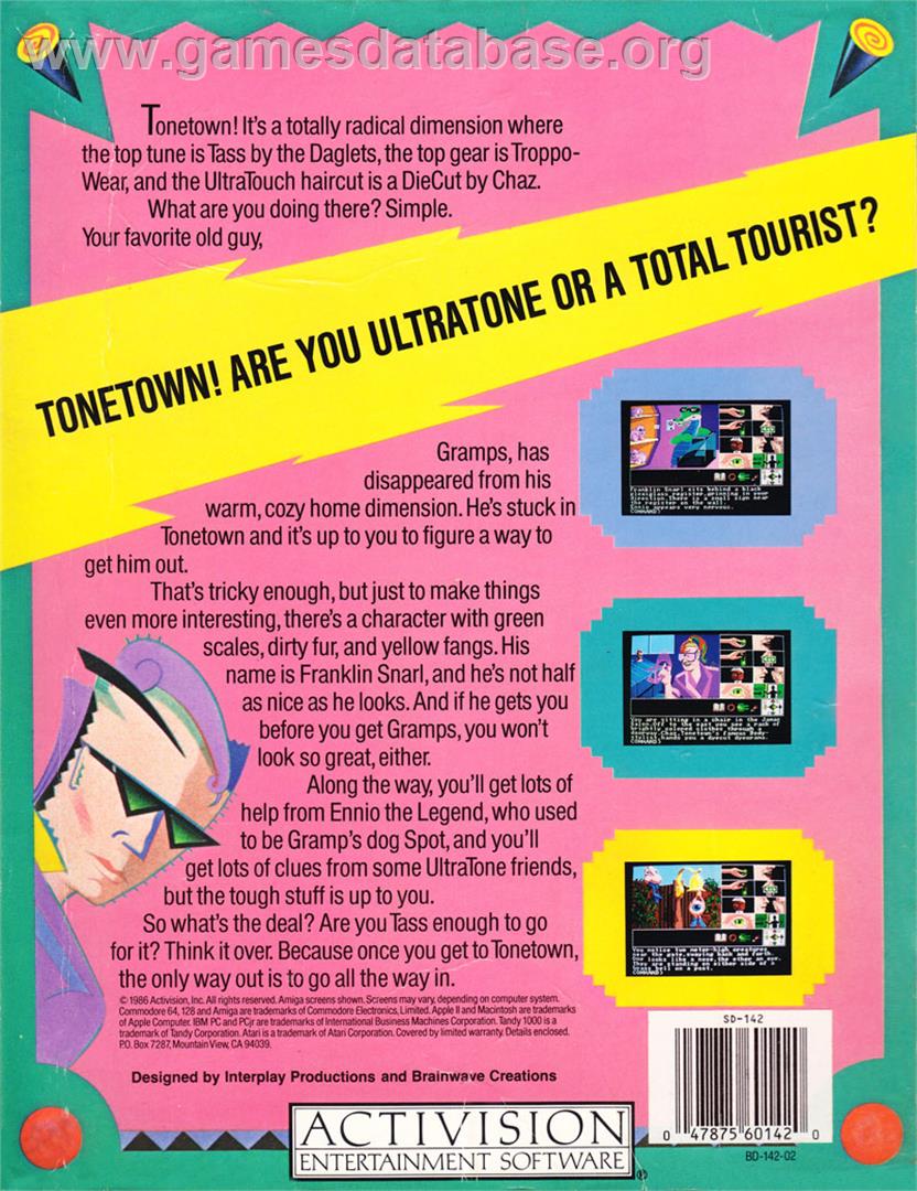 Tass Times in Tonetown - Atari ST - Artwork - Box Back