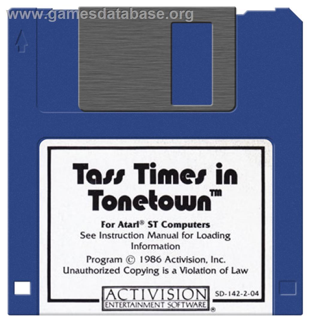 Tass Times in Tonetown - Atari ST - Artwork - Disc