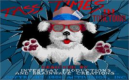 Title screen of Tass Times in Tonetown on the Atari ST.