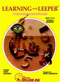 Box cover for Learning with Leeper on the Coleco Vision.