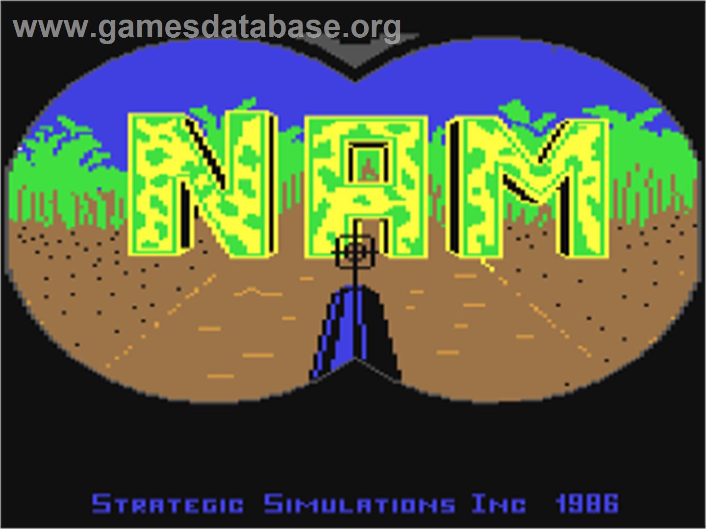 Nam - Commodore 64 - Artwork - Title Screen