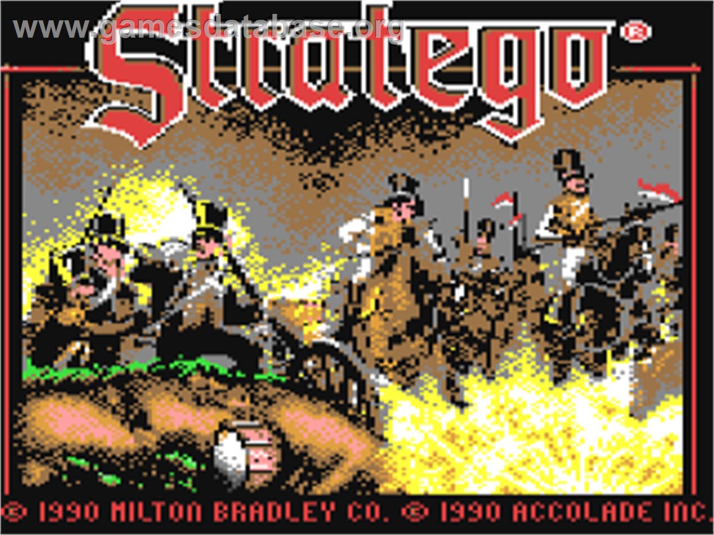 Stratego - Commodore 64 - Artwork - Title Screen