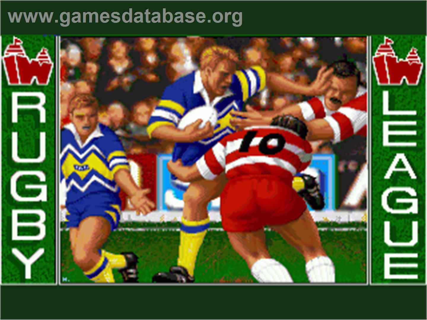 Wembley Rugby League - Commodore Amiga - Artwork - In Game