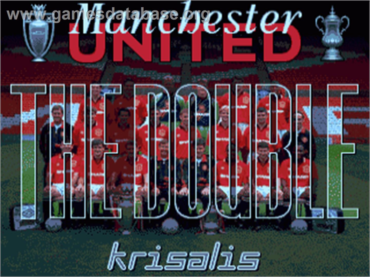 Manchester United: The Double - Commodore Amiga - Artwork - Title Screen