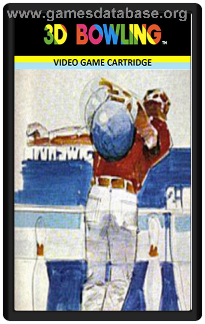 3D Bowling - Emerson Arcadia 2001 - Artwork - Cartridge