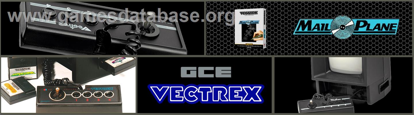 Mail Plane - GCE Vectrex - Artwork - Marquee