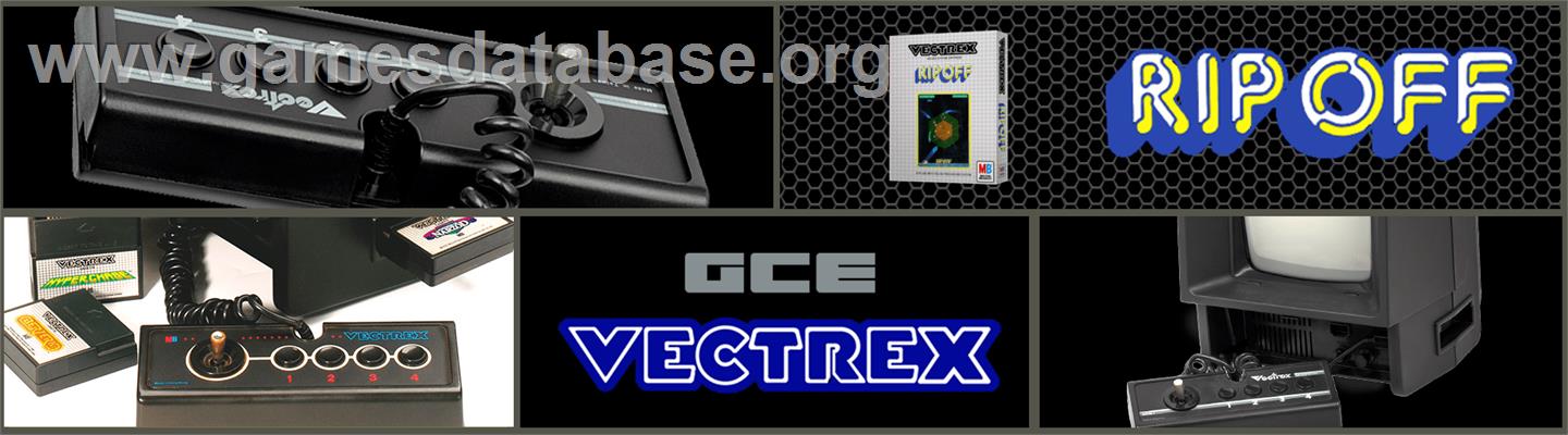 Rip-Off - GCE Vectrex - Artwork - Marquee