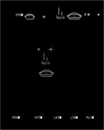 In game image of AnimAction: Advanced Animation on the GCE Vectrex.