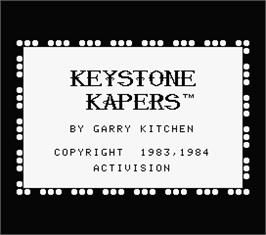 Keystone Kapers - Atari 5200 - Games Database