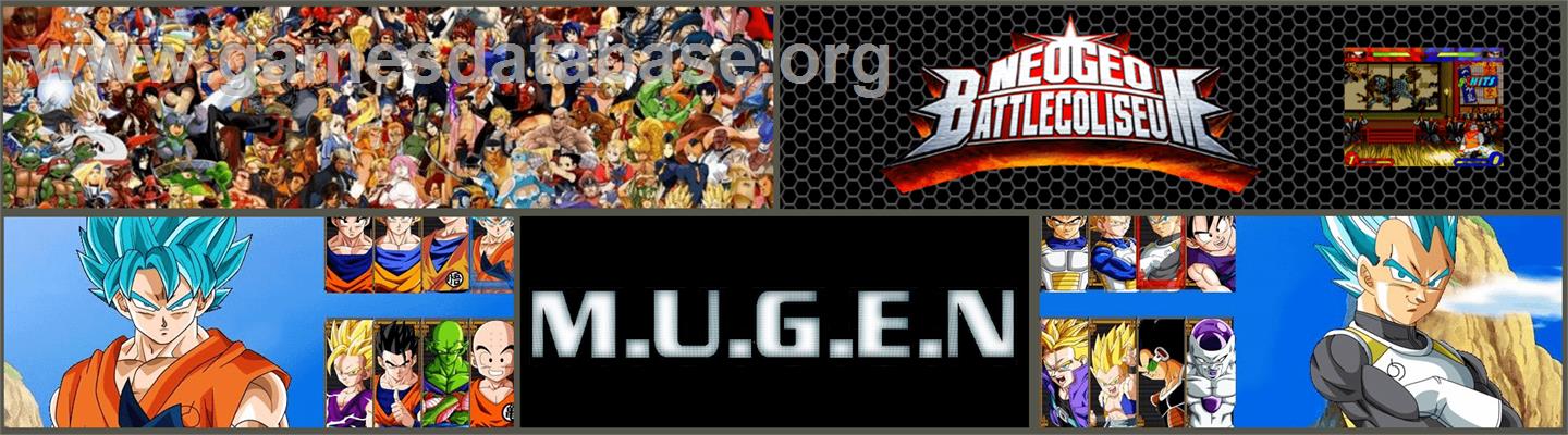 Neo Geo Battle Coliseum - MUGEN - Artwork - Marquee