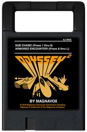 Cartridge artwork for Subchase on the Magnavox Odyssey 2.