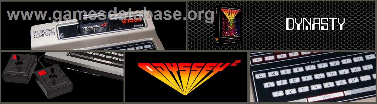 Dynasty! - Magnavox Odyssey 2 - Artwork - Marquee