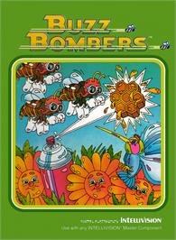 Box cover for Buzz Bombers on the Mattel Intellivision.