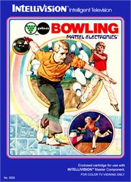 Box cover for PBA Bowling on the Mattel Intellivision.